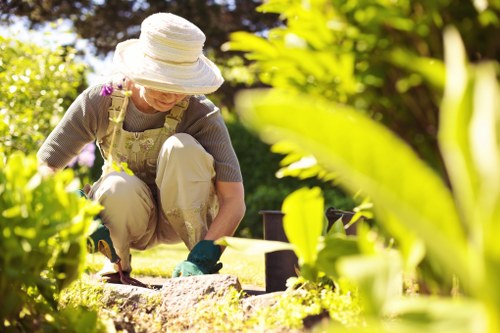 Landscaping waste sorted for recycling in Purley